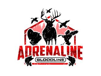 Adrenaline Bloodline  logo design by WRDY