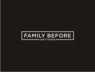 Family Before Anything logo design by bricton
