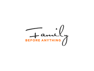 Family Before Anything logo design by bricton