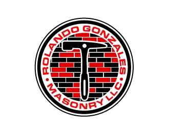 Rolando Gonzalez Masonry LLC  logo design by AamirKhan