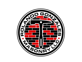Rolando Gonzalez Masonry LLC  logo design by AamirKhan