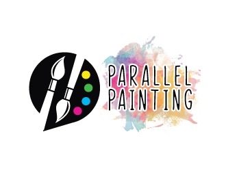 Parallel Painting logo design by Foxcody