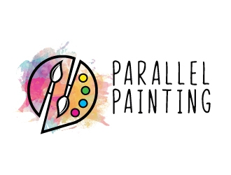 Parallel Painting logo design by Foxcody
