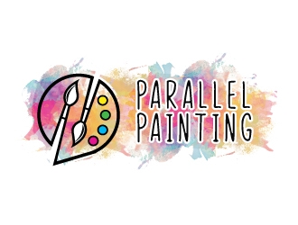 Parallel Painting logo design by Foxcody