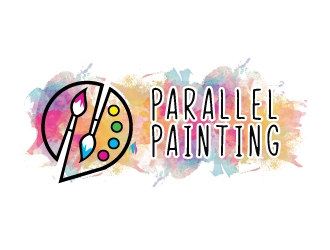 Parallel Painting logo design by Foxcody