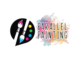 Parallel Painting logo design by Foxcody