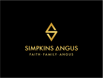 Simpkins Angus logo design by FloVal