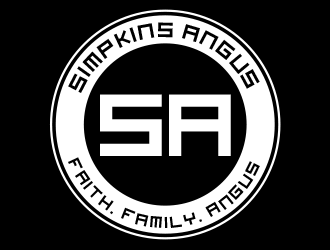 Simpkins Angus logo design by BeDesign