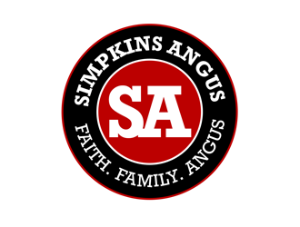 Simpkins Angus logo design by kunejo