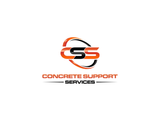 Concrete Support Services (CSS) logo design by haidar