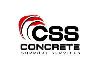 Concrete Support Services (CSS) logo design by Rossee