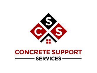 Concrete Support Services (CSS) logo design by Girly