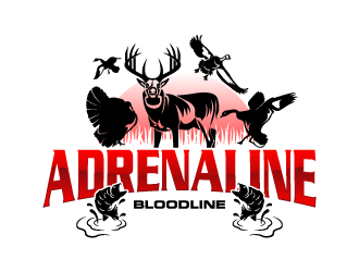 Adrenaline Bloodline  logo design by WRDY