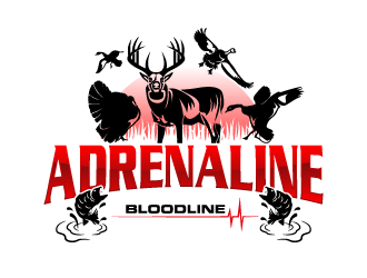 Adrenaline Bloodline  logo design by WRDY