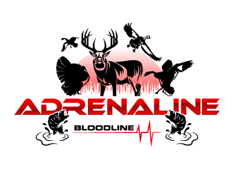 Adrenaline Bloodline  logo design by WRDY