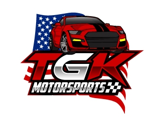 TGK Motorsports logo design by AamirKhan