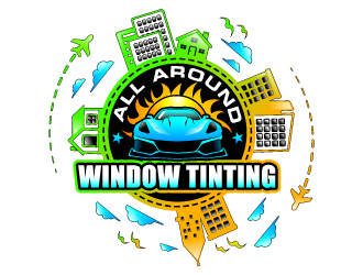 All Around Window Tinting  logo design by Suvendu
