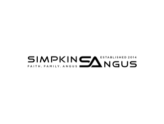 Simpkins Angus logo design by protein