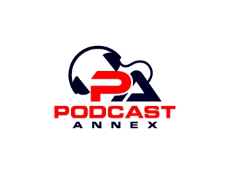 Podcast Annex logo design by KreativeLogos