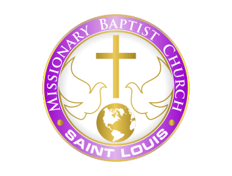 Saint Louis Missionary Baptist Church  logo design by Purwoko21