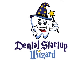 Dental Startup Wizard logo design by MonkDesign