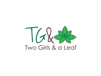 Two Girls and a Leaf logo design by Barkah