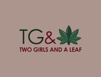 Two Girls and a Leaf logo design by DeyXyner