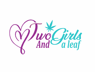 Two Girls and a Leaf logo design by cgage20