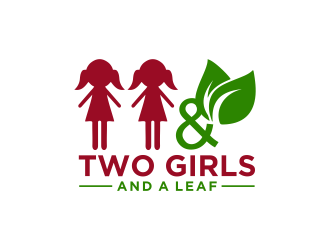 Two Girls and a Leaf logo design by Shina