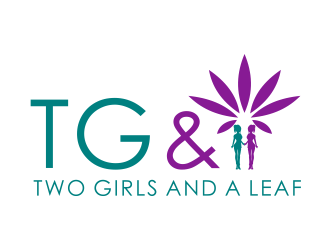 Two Girls and a Leaf logo design by scolessi