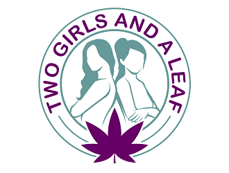 Two Girls and a Leaf logo design by haze