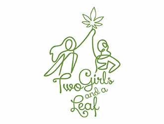 Two Girls and a Leaf logo design by MCXL