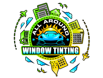 All Around Window Tinting  logo design by Suvendu