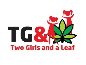 Two Girls and a Leaf logo design by creativemind01