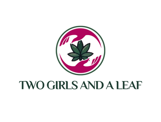 Two Girls and a Leaf logo design by kunejo