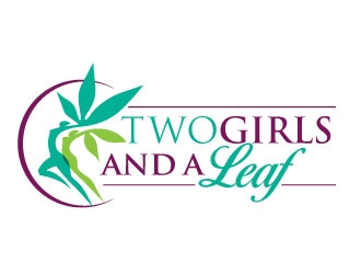 Two Girls and a Leaf logo design by invento