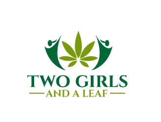 Two Girls and a Leaf logo design by creativehue