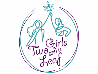 Two Girls and a Leaf logo design by MCXL
