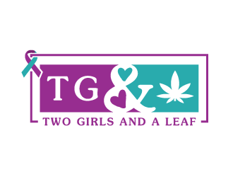 Two Girls and a Leaf logo design by akilis13