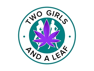 Two Girls and a Leaf logo design by SteveQ