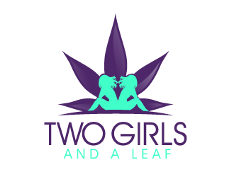 Two Girls and a Leaf logo design by maze
