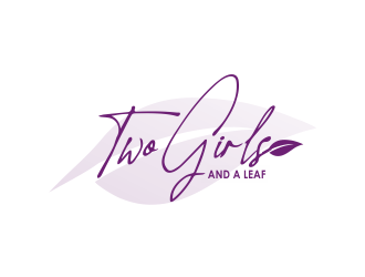 Two Girls and a Leaf logo design by giphone