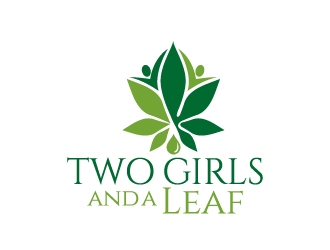 Two Girls and a Leaf logo design by jaize