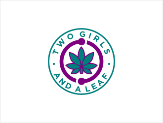Two Girls and a Leaf logo design by bunda_shaquilla