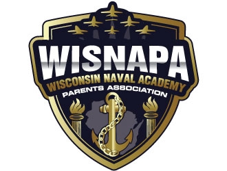 WISNAPA (Wisconsin Naval Academy Parents Association) logo design by Suvendu