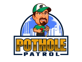 Pothole Patrol logo design by DreamLogoDesign