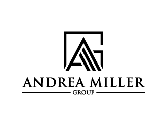 Andrea Miller Group logo design by denfransko