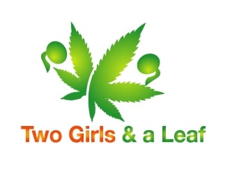 Two Girls and a Leaf logo design by PMG