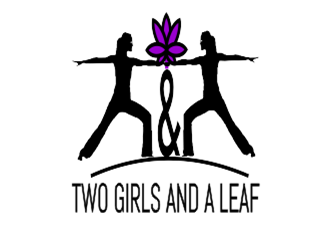 Two Girls and a Leaf logo design by kitaro