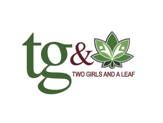 Two Girls and a Leaf logo design by cookman